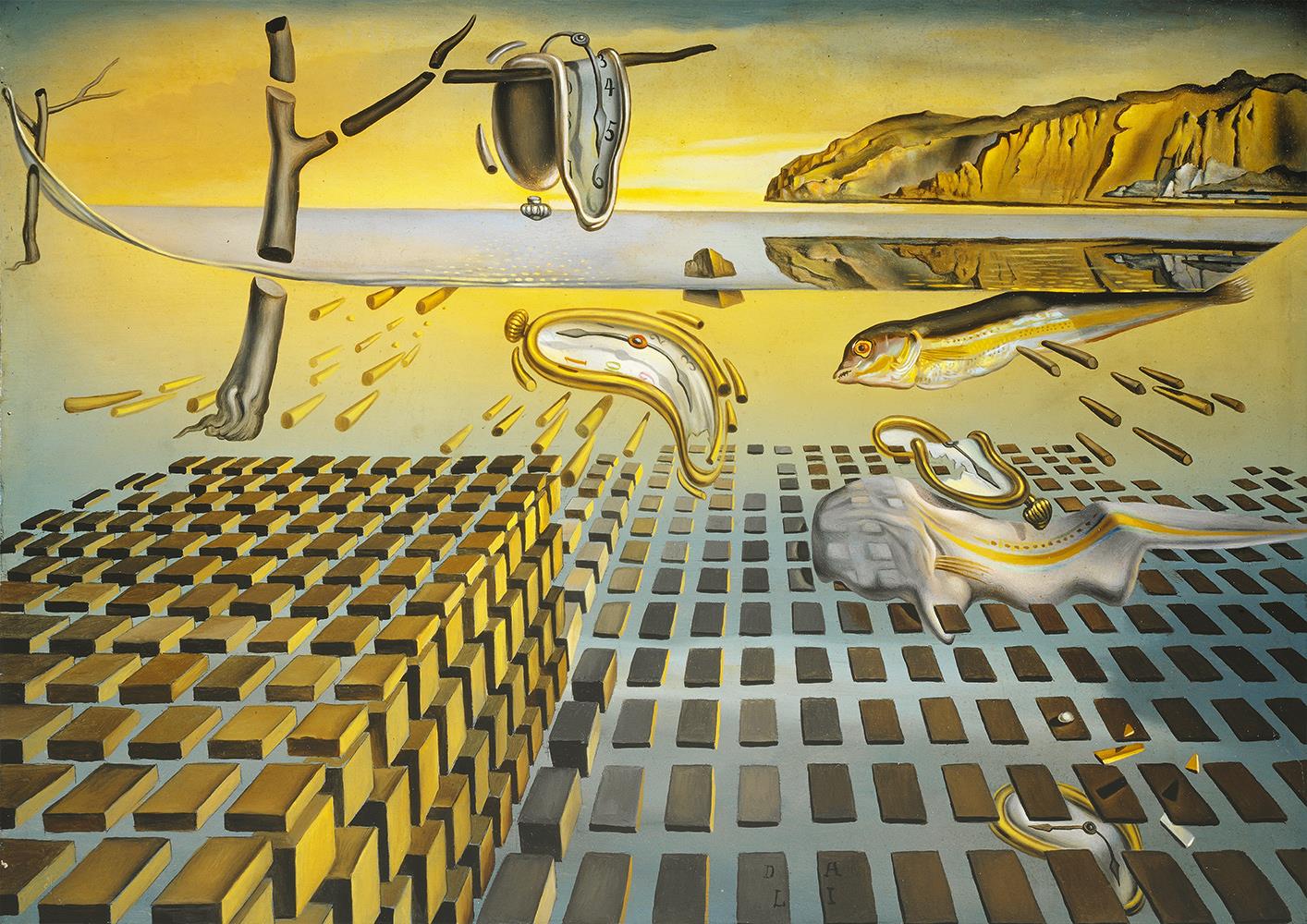 Bluebird Art Dali - The Corpuscular Persistence Of Memory Jigsaw Puzzle (1000 Pieces)