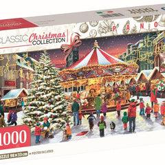 Clementoni Christmas Village Panorama Jigsaw Puzzle 1000 Pieces - New but box not sealed
