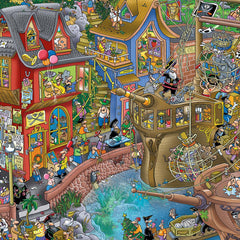 Alipson Pontcheffs Harbor, Steve Skelton Jigsaw Puzzle (1000 Pieces)