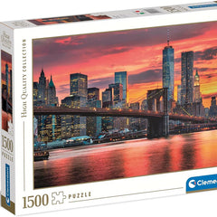Clementoni East River At Dusk Jigsaw Puzzle (1500 Pieces) DAMAGED STOCK