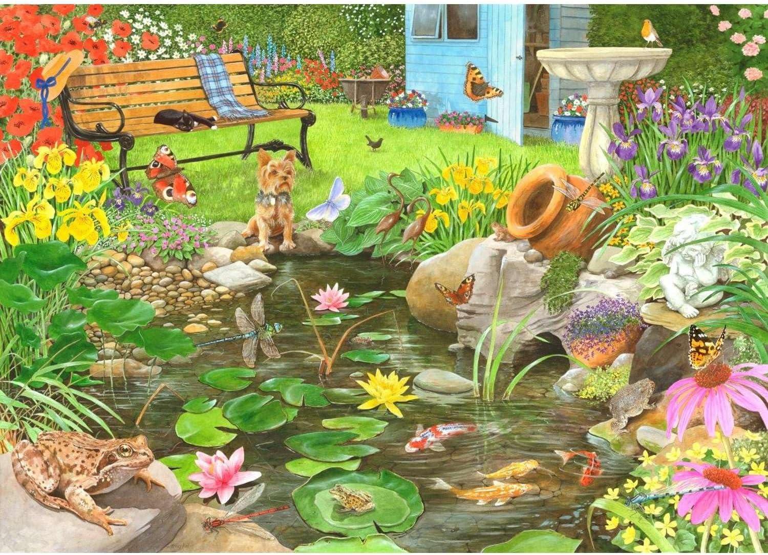 House of Puzzles Lily Pond Jigsaw Puzzle (1000 Pieces)