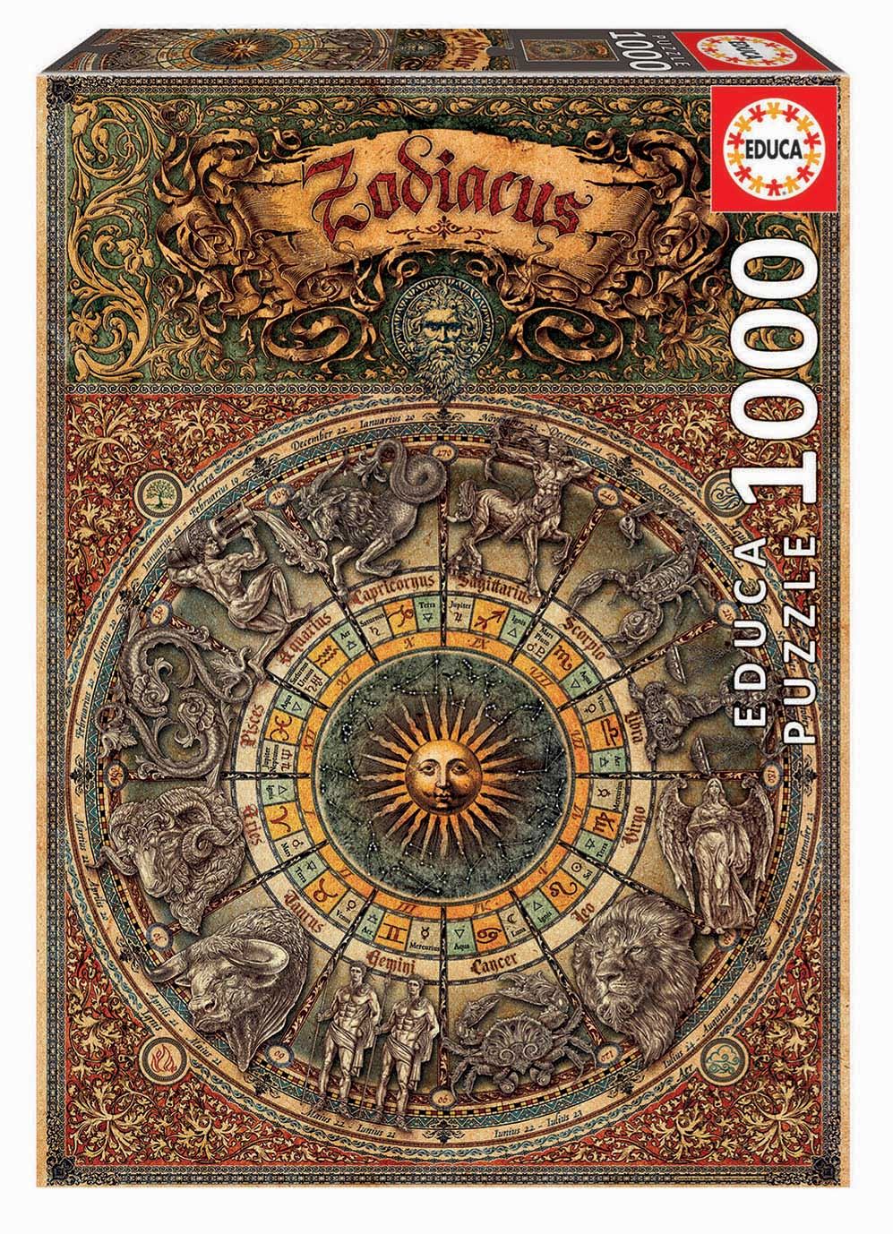 Educa Zodiac Jigsaw Puzzle (1000 Pieces)- DAMAGED