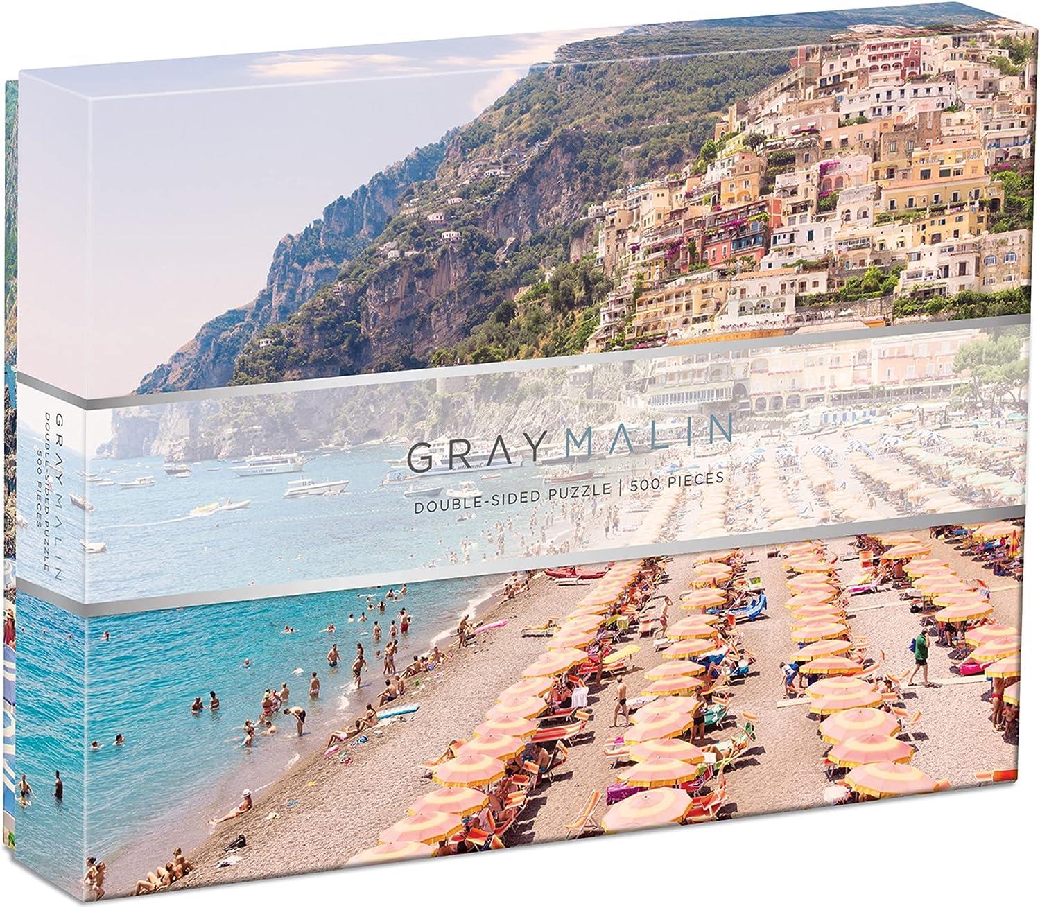 Galison Italy, Gray Malin Two-Sided Jigsaw Puzzle (500 Pieces)