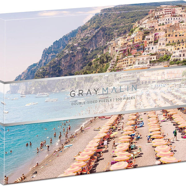 Galison Italy, Gray Malin Two-Sided Jigsaw Puzzle (500 Pieces)