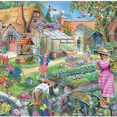 House of Puzzles Pretty Potager Find the Difference Jigsaw Puzzle (1000 Pieces)