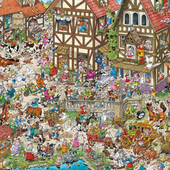 Ravensburger Ray's Comic Time Travel Middle Ages Jigsaw Puzzle (1000 Pieces) DAMAGED BOX