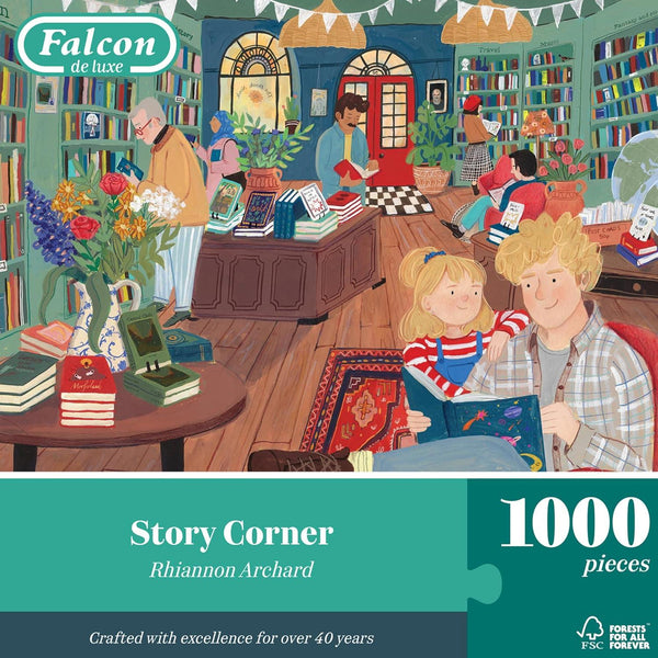 Falcon Deluxe Story Corner Jigsaw Puzzle (1000 Pieces)