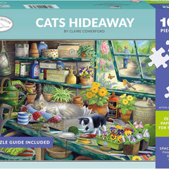 Otter House Cats Hideaway Jigsaw Puzzle (1000 Pieces)