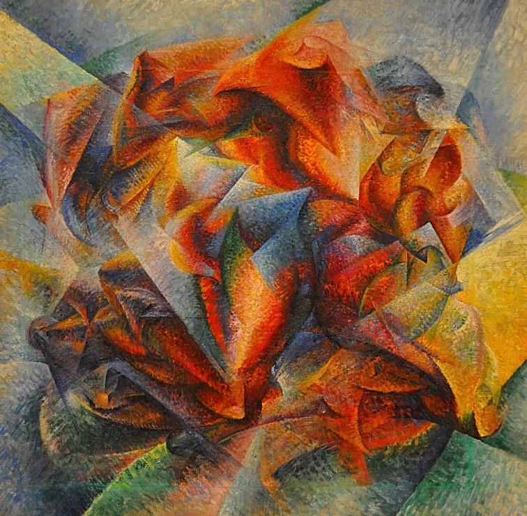 Grafika Umberto Boccioni: Dinamismo Di Un Ciclista E Un Dipinto, 1913  Jigsaw Puzzle (1000 Pieces)