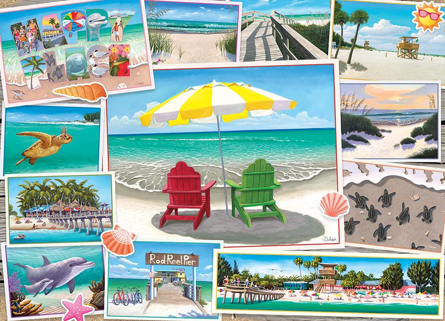 Cobble Hill Happy Place Jigsaw Puzzle (1000 Pieces)