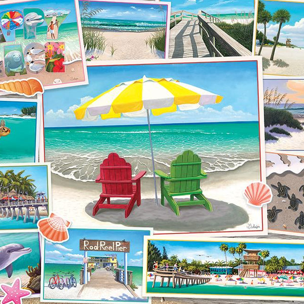 Cobble Hill Happy Place Jigsaw Puzzle (1000 Pieces)