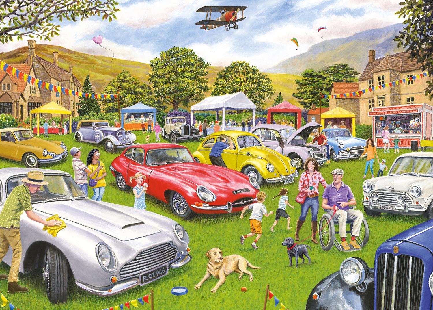 Otter House Village Motor Show Jigsaw Puzzle (1000 Pieces)