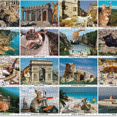 Galison Vacation Cats Jigsaw Puzzle (1500 Pieces)