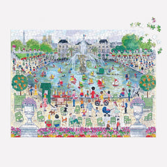 Galison Springtime in Paris, Michael Storrings Jigsaw Puzzle (1000 Pieces) DAMAGED BOX