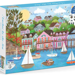 Galison Harbor by the Sea, Joy Laforme Jigsaw Puzzle (1000 Pieces) DAMAGED BOX