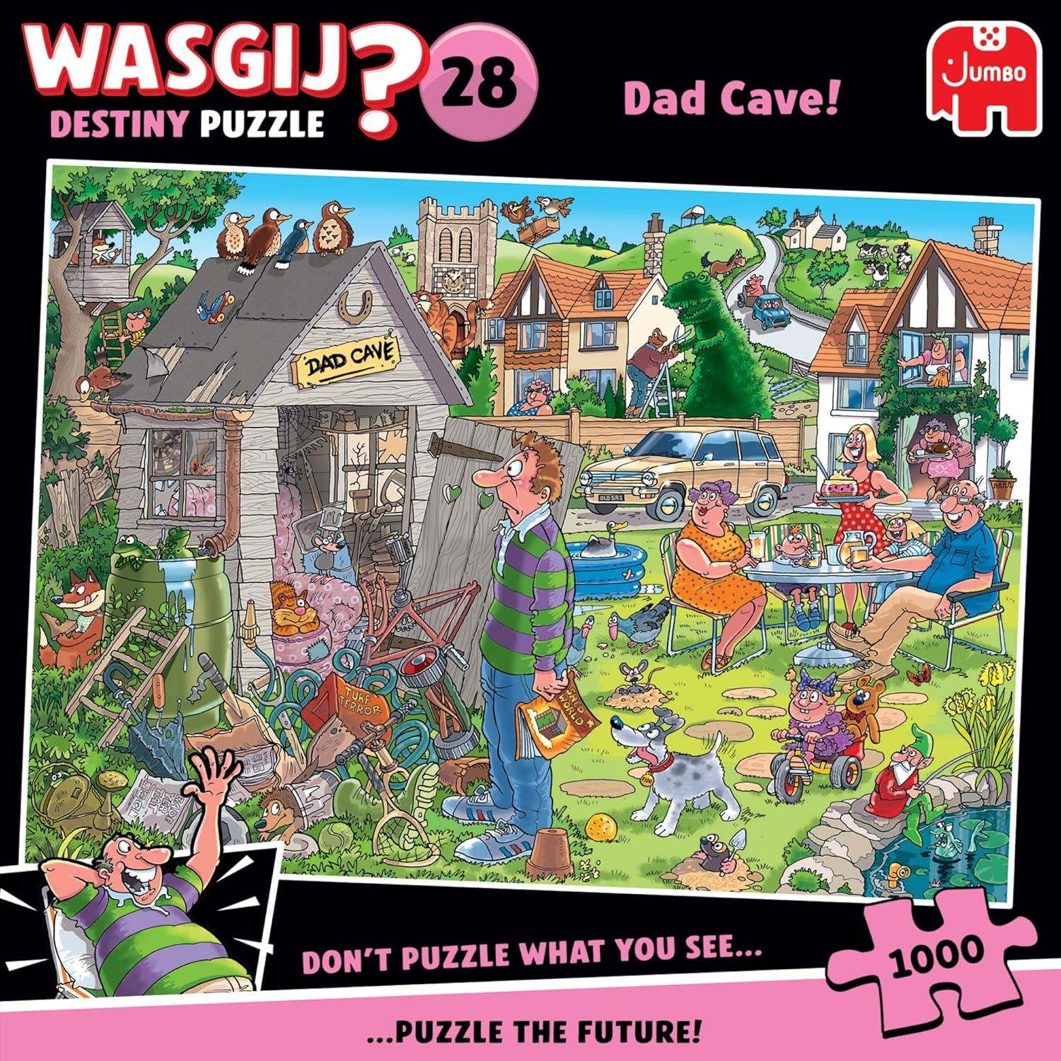 Wasgij Destiny 28 Dad Cave! Jigsaw Puzzle (1000 Pieces)
