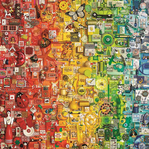 Cobble Hill Rainbow Jigsaw Puzzle (2000 Pieces)