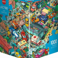 Heye Triangular Car Cemetery, Lectrr Jigsaw Puzzle (1000 Pieces)