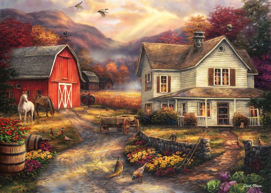 Grafika Chuck Pinson - Relaxing on the Farm Jigsaw Puzzle (500 Pieces)