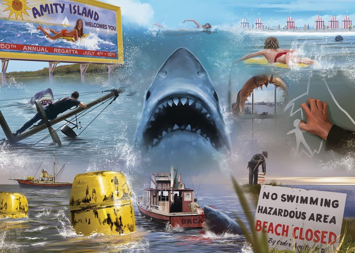 Ravensburger Jaws, Universal Vault Collection Jigsaw Puzzle (1000 Pieces)