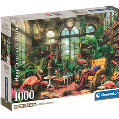Clementoni The Greenhouse Library Jigsaw Puzzle (1000 Pieces)
