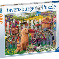 Ravensburger Cute Dogs in the Garden Jigsaw Puzzle (500 Pieces)