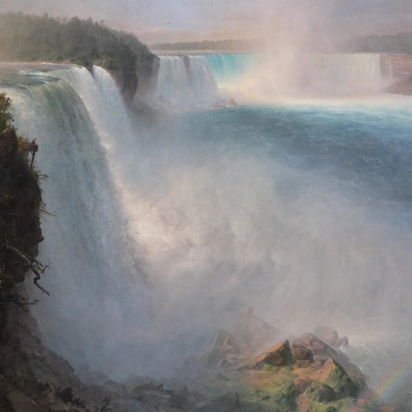 Grafika  Frederic Edwin Church: Les Chutes Du Niagara - Cote Americain, 1867 Jigsaw Puzzle (1000 Pieces)