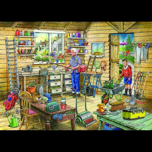 House of Puzzles Fred's Shed Jigsaw Puzzle (500 Pieces)