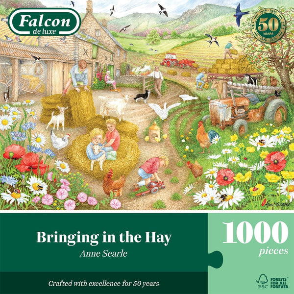 Falcon Deluxe Bringing in the Hay Jigsaw Puzzle (1000 Pieces)