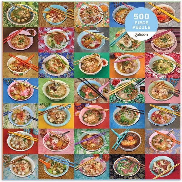 Galison Noodles for Lunch Jigsaw Puzzle (500 Pieces)