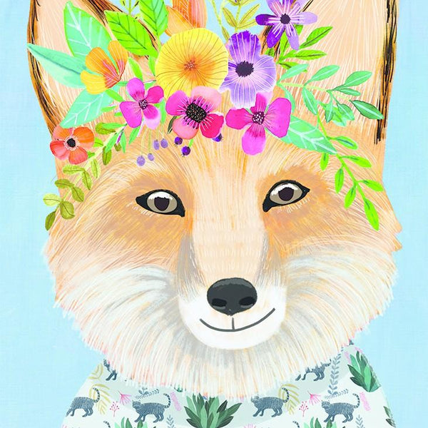 Heye  Friendly Fox, Floral Friends Jigsaw Puzzle (1000 Pieces)