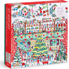 Galison Michael Storrings Toy Workshop Foil Jigsaw Puzzle (500 Pieces)