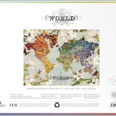 Galison Winged Metamorphosis, Wendy Gold Foil Jigsaw Puzzle (1000 Pieces)