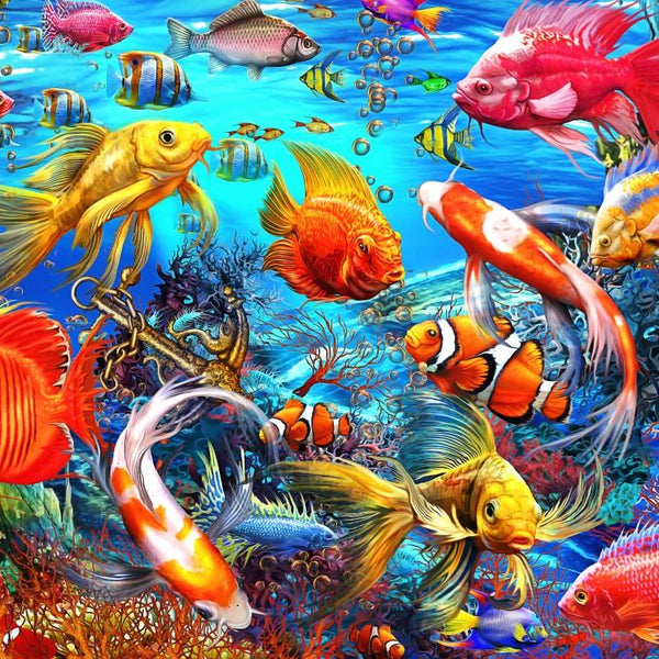 Bluebird Tropical Fish Jigsaw Puzzle (1500 Pieces)