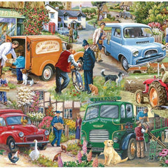 House of Puzzles Whistle While you Work BIG Jigsaw Puzzle (500 XL Pieces)