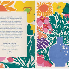 Galison Zodiac Flowers Jigsaw Puzzle (1000 Pieces) DAMAGED  BOX