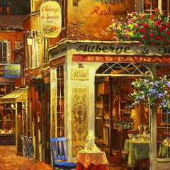 Bluebird Auberge de Savoie Restaurant Jigsaw Puzzle (1000 Pieces)
