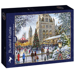 Bluebird Skating Outside Natural History Museum Jigsaw Puzzle (2000 Pieces)