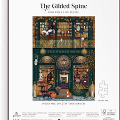 Galison The Gilded Spine Foil Jigsaw Puzzle (1000 Pieces)