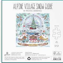 Galison Michael Storrings Alpine Village Snowglobe Foil Jigsaw Puzzle (500 Pieces)