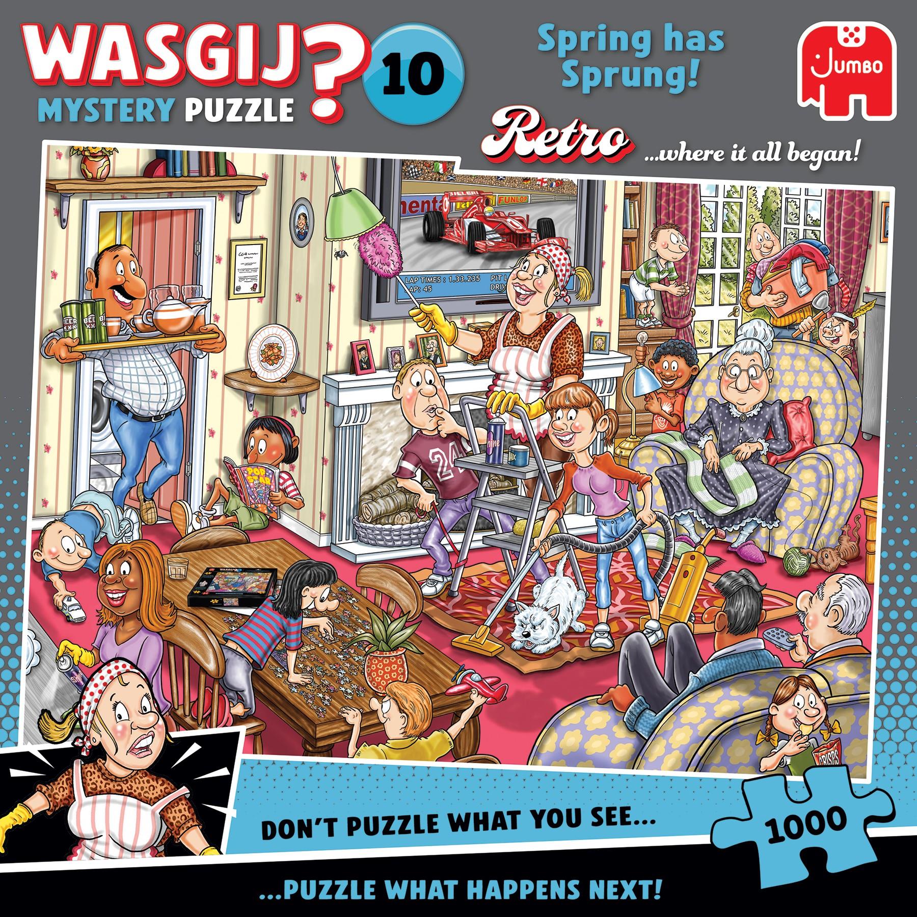 Wasgij Retro Mystery 10 Spring has Sprung! Jigsaw Puzzle (1000 Pieces)