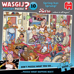 Wasgij Retro Mystery 10 Spring has Sprung! Jigsaw Puzzle (1000 Pieces)