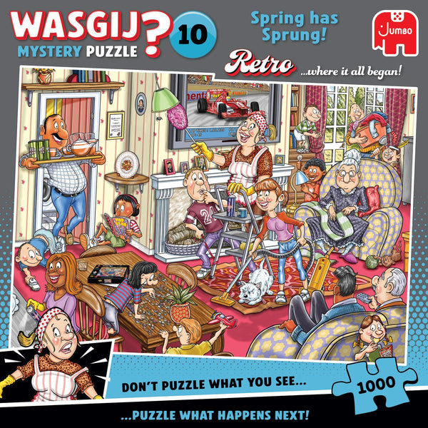 Wasgij Retro Mystery 10 Spring has Sprung! Jigsaw Puzzle (1000 Pieces)