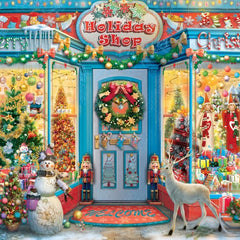 Bluebird Holiday Shop Jigsaw Puzzle (500 Pieces)
