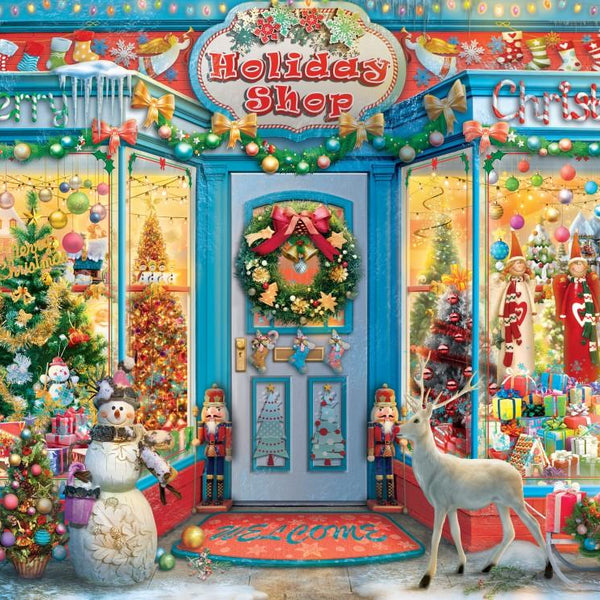 Bluebird Holiday Shop Jigsaw Puzzle (500 Pieces)
