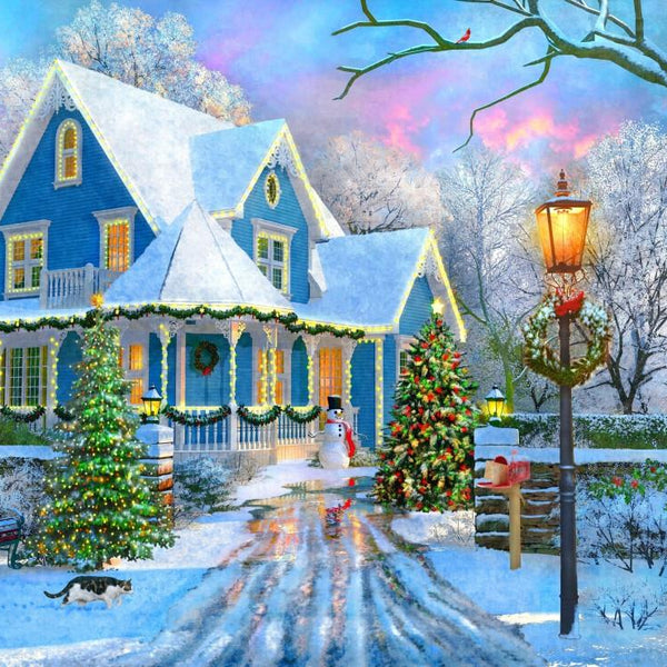 Bluebird Christmas at Home Jigsaw Puzzle (1000 Pieces)