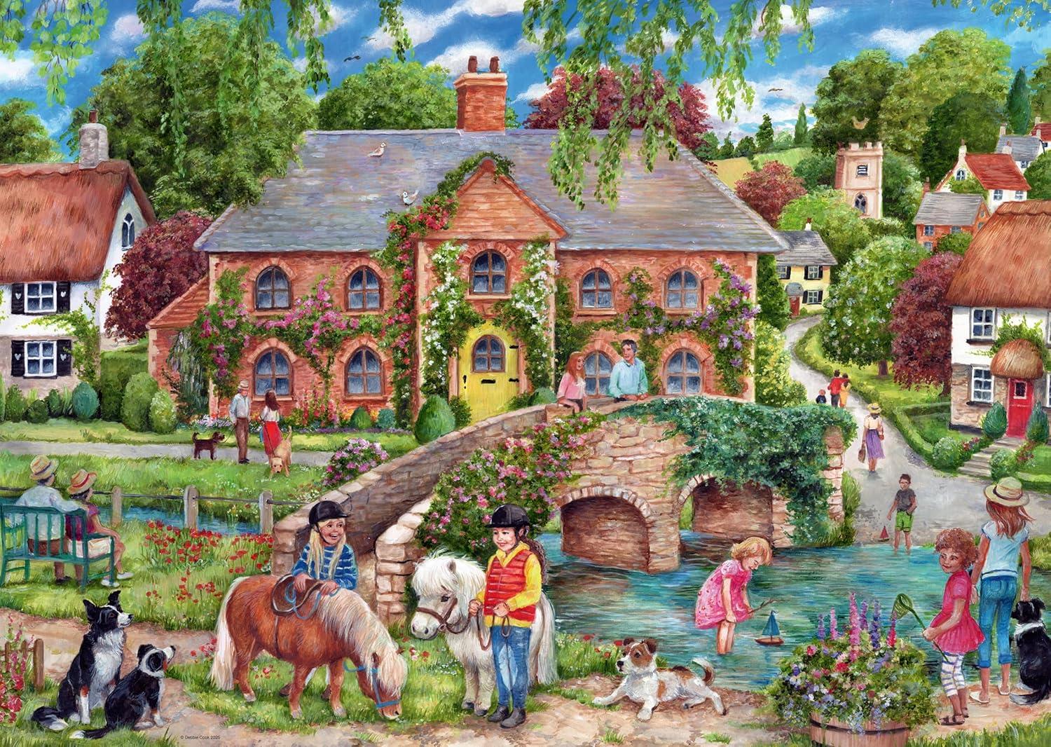 Ravensburger Village Life Jigsaw Puzzle (1000 Pieces)