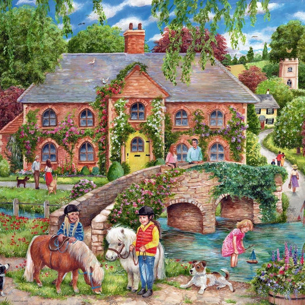 Ravensburger Village Life Jigsaw Puzzle (1000 Pieces)