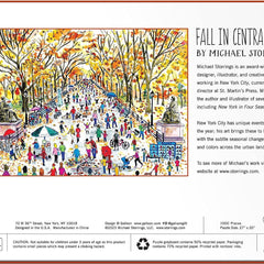Galison Fall in Central Park, Michael Storrings Jigsaw Puzzle (1000 Pieces)