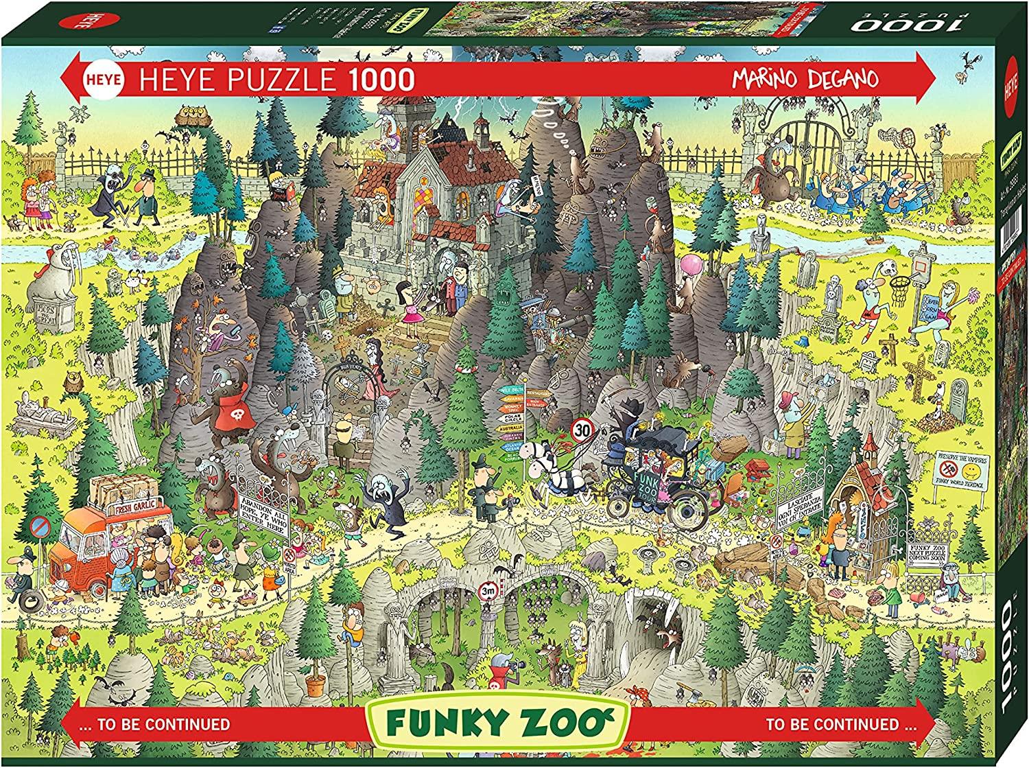 Heye Funky Zoo Transylvanian Habitat Jigsaw Puzzle (1000 Pieces)